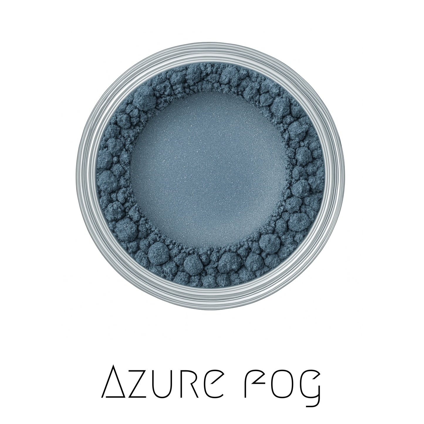 Azure Fog Cool Blue Shimmer Eyeshadow | Vegan Mineral Makeup