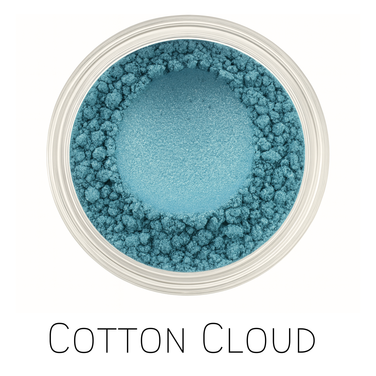 Cotton Cloud Blue Shimmer Eyeshadow | Vegan Mineral Eye Makeup