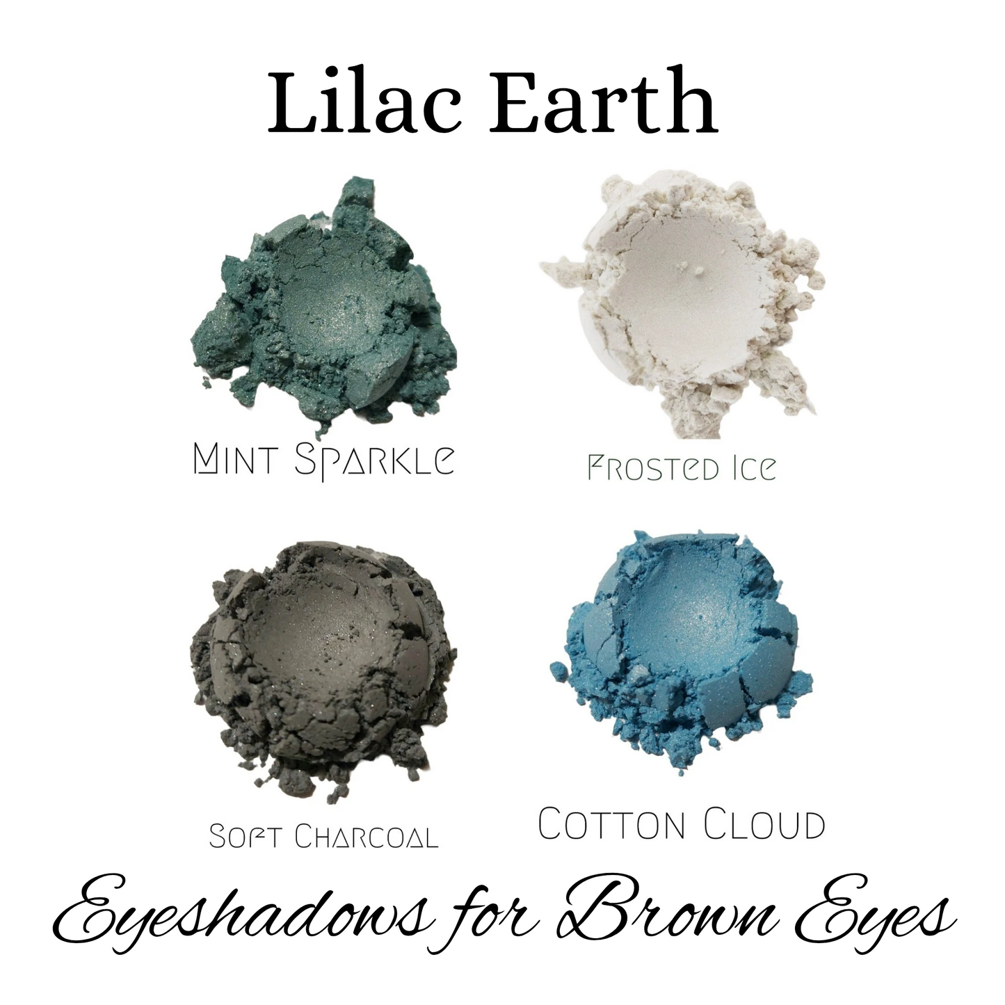 Best Eyeshadow Set for Brown Eyes – Celestial Smoke (4 Curated Shades)