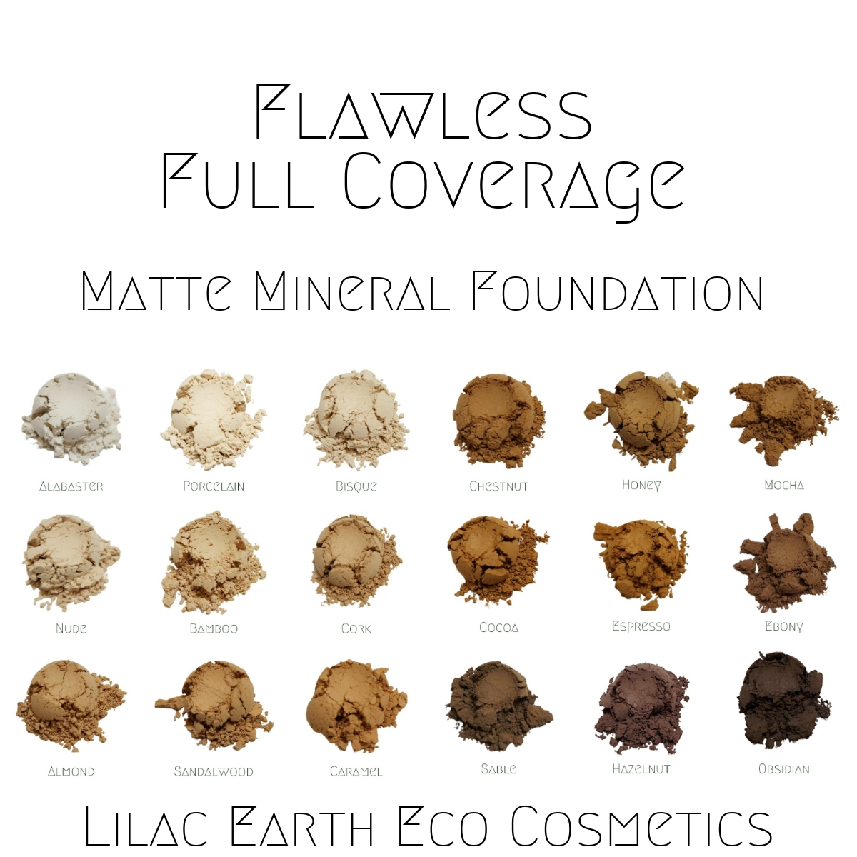 Silken Matte Mineral Foundation Samples