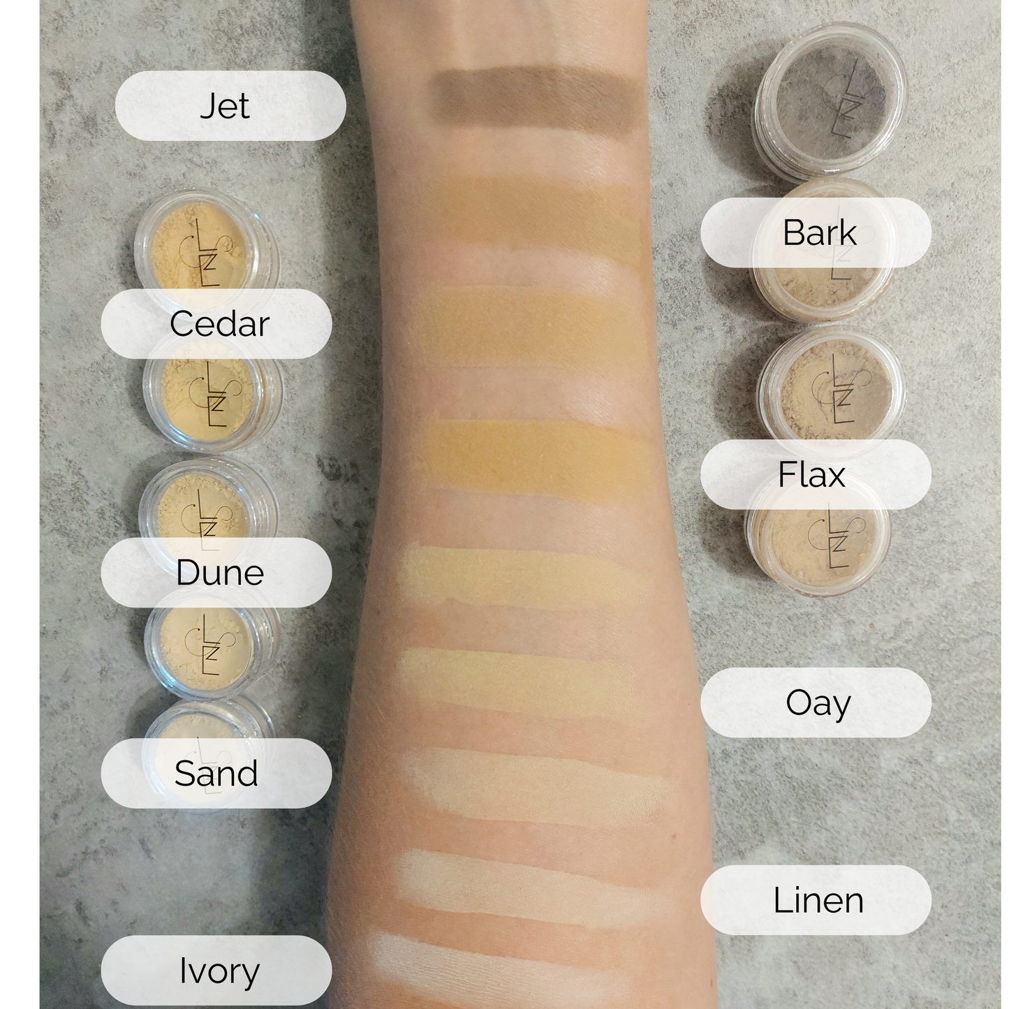 Balanced Cover Mineral Foundation Samples