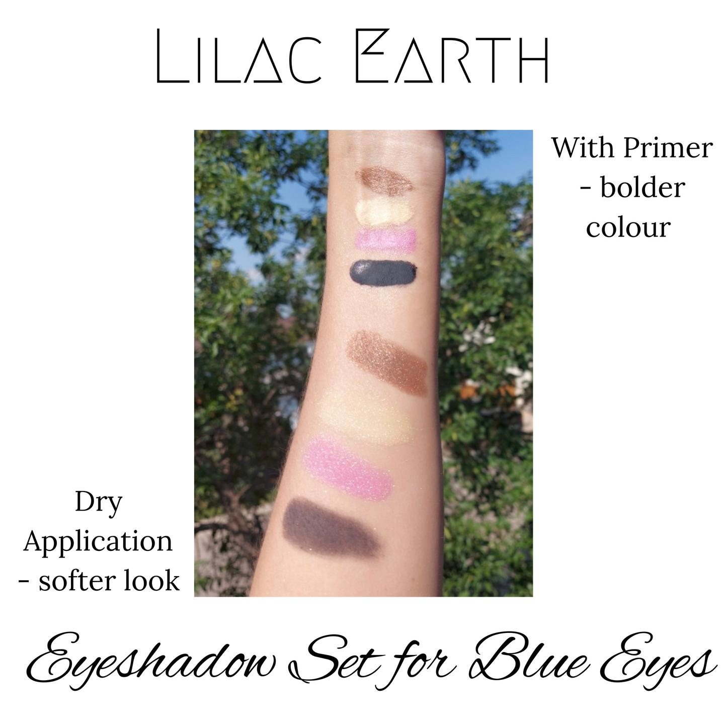 Best Eyeshadow Set for Blue Eyes – Amber Dusk (4 Curated Shades)