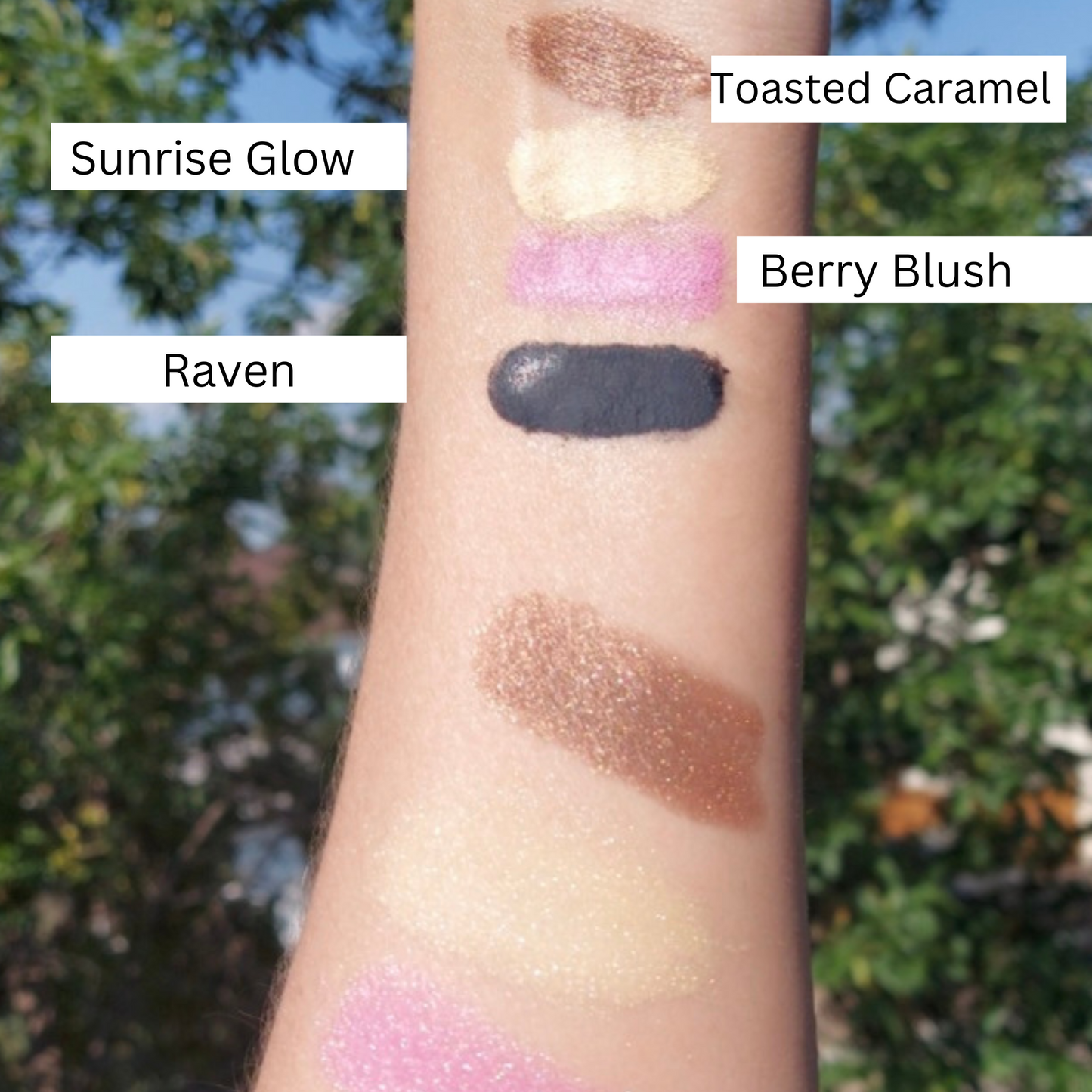Best Eyeshadow Set for Blue Eyes – Amber Dusk (4 Curated Shades)
