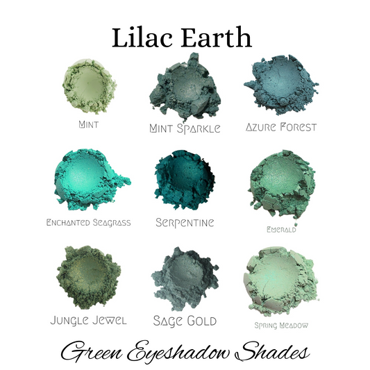 Green Mineral Eyeshadows
