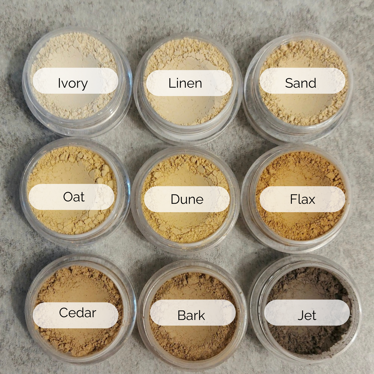Balanced Cover Mineral Foundation Samples