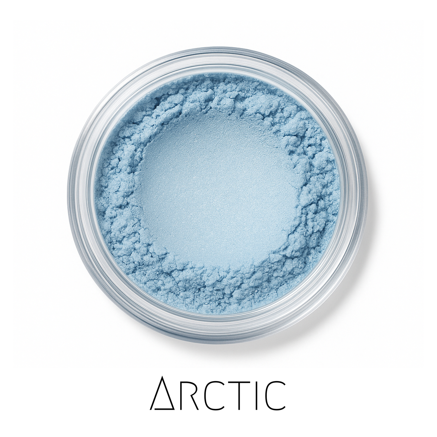 Arctic Icy White Blue Shimmer Eyeshadow | Vegan Mineral Makeup
