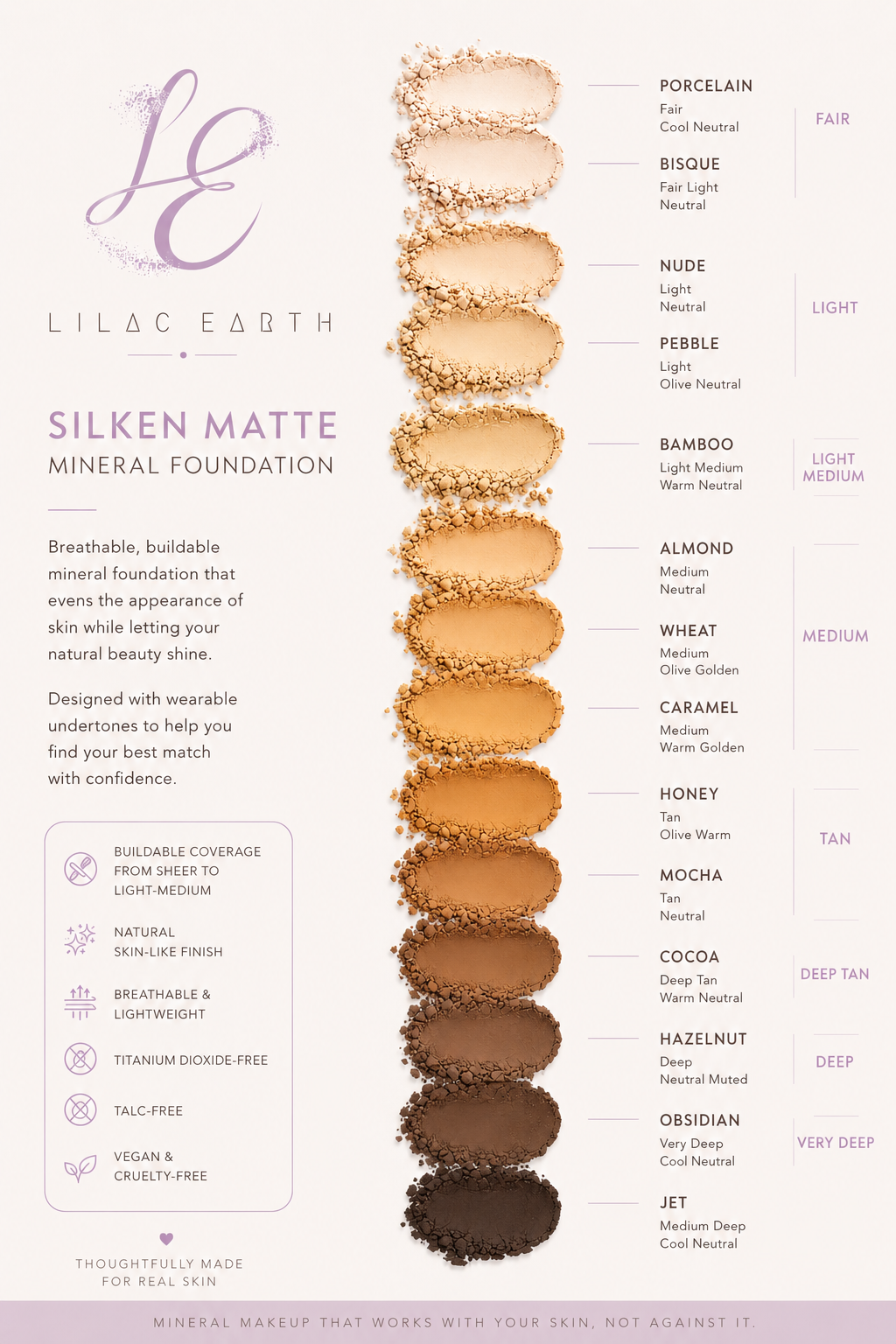 Silken Matte Mineral Foundation