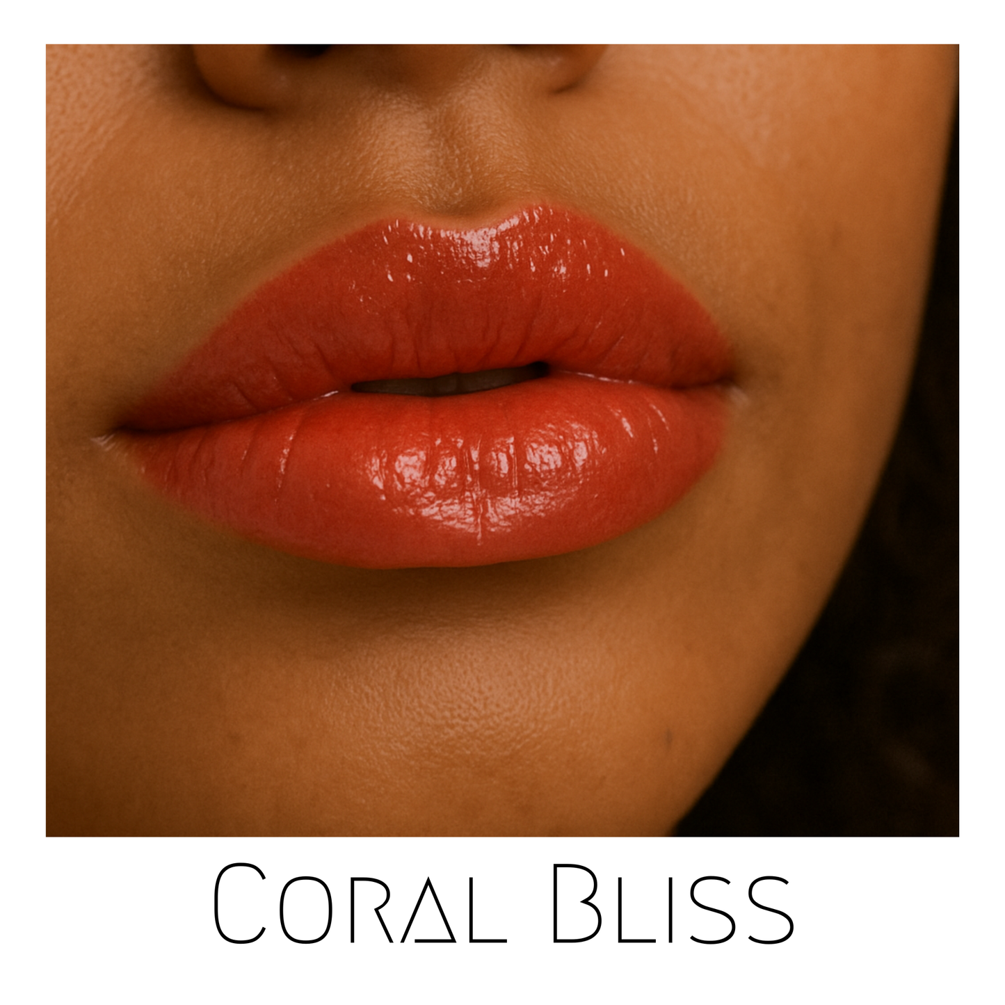 Coral Bliss Organic Lip & Cheek Gloss