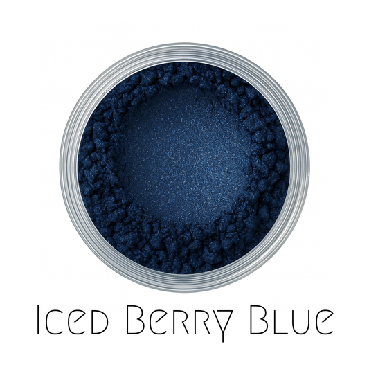 Iced Berry Blue Shimmer Eyeshadow | Vegan Mineral Makeup