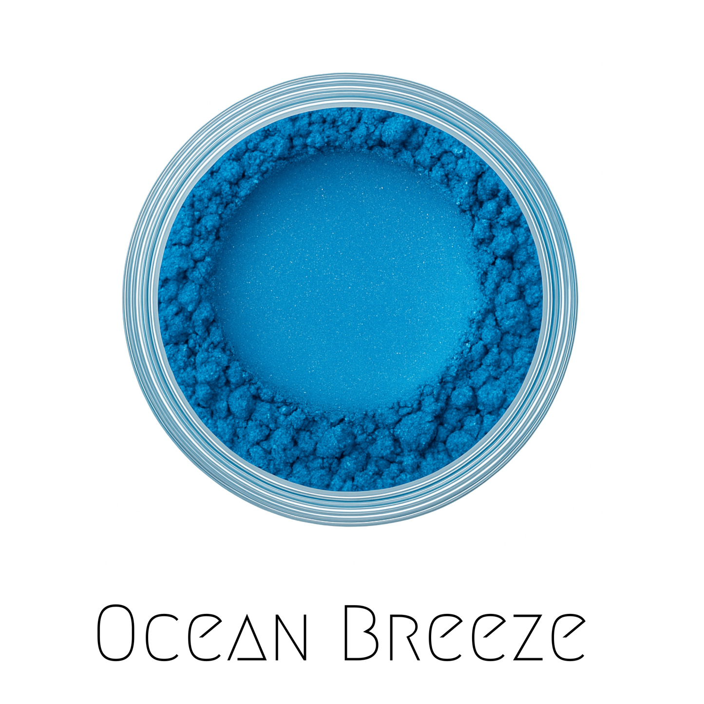 Ocean Breeze Teal Blue Shimmer Eyeshadow | Vegan Mineral Makeup