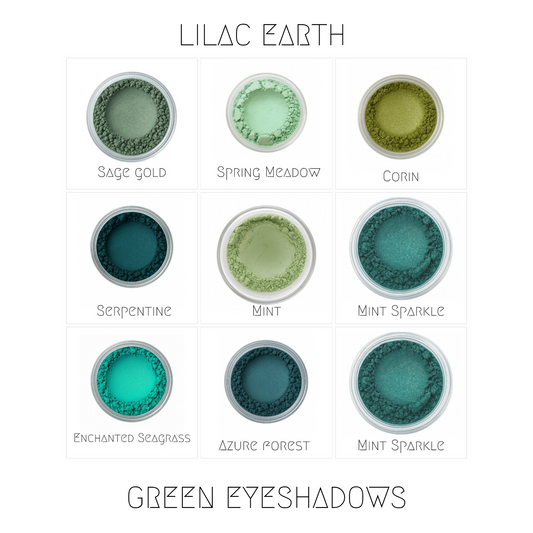 Green Mineral Eyeshadows