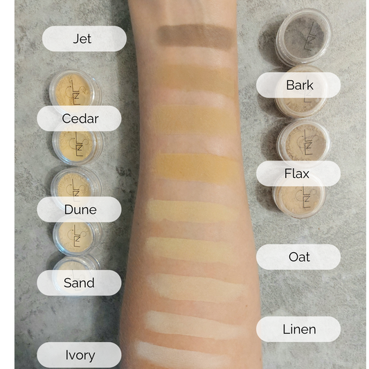Find Your Match – 4-Shade Sample Set - Balanced Cover Mineral Foundation