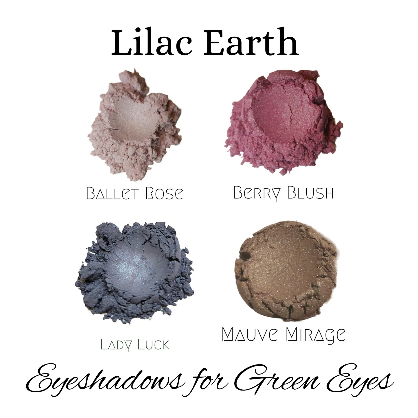 Best Eyeshadow Set for Green Eyes – Verdant Muse (4 Curated Shades)