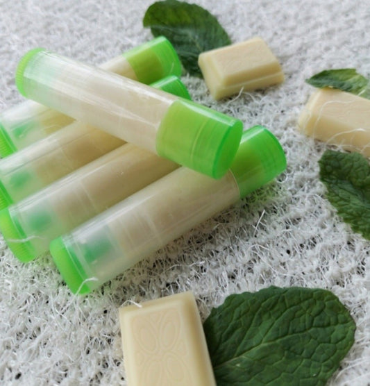 White Chocolate Mint Lip Balm