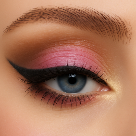 Best Eyeshadow Set for Blue Eyes – Amber Dusk (4 Curated Shades)