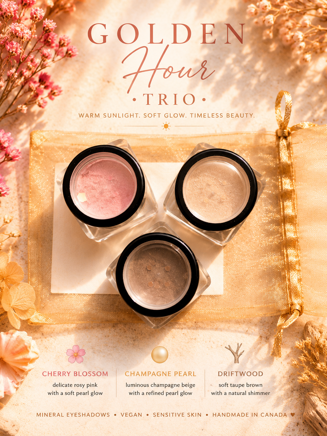 Golden Hour Eyeshadow Trio