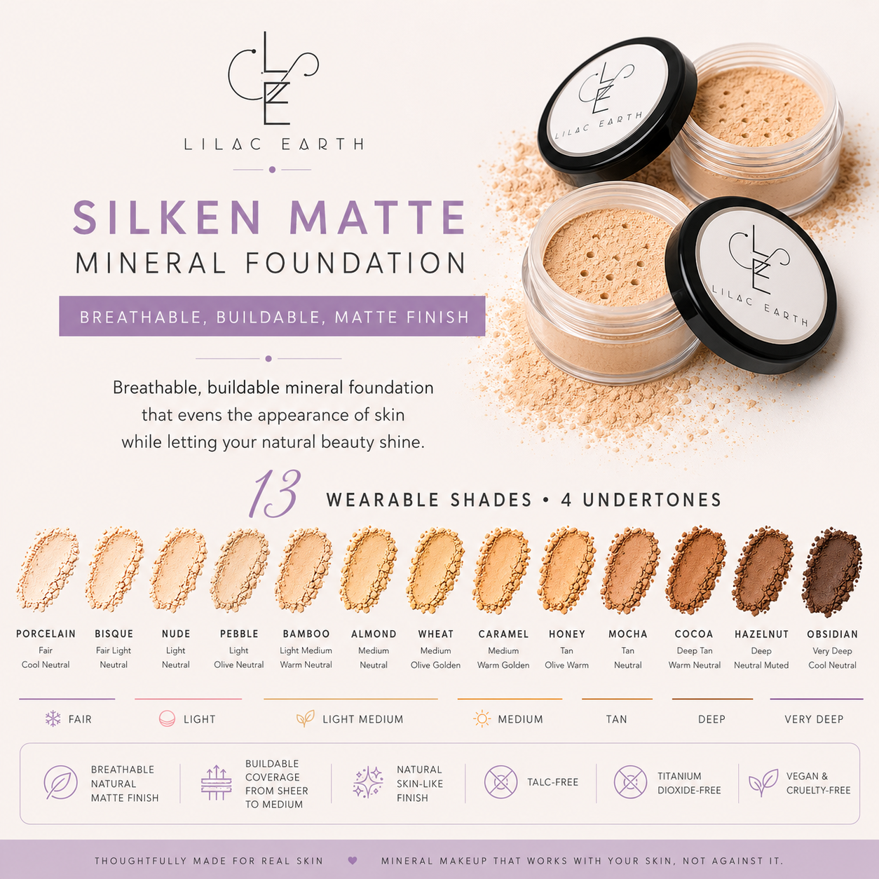 Silken Matte Foundation Trial Set | Find Your Shade