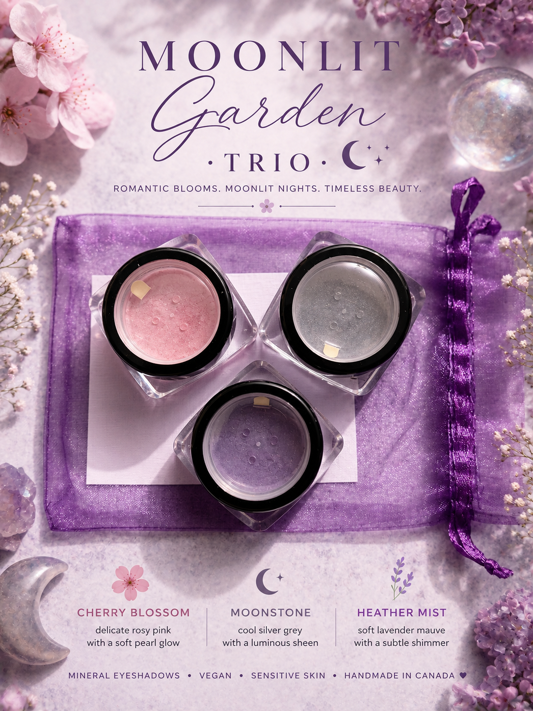 Moonlit Garden Eyeshadow Trio
