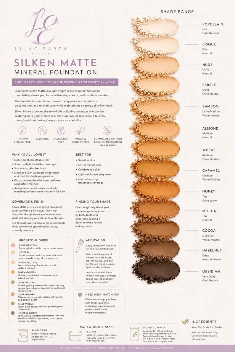 Silken Matte Mineral Foundation